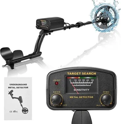Productafbeelding van Famanu metaaldetector met 11 inch zoekspoel en LCD-display - waterdicht, geschikt voor volwassenen