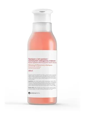Obrázok produktu pre Šampón Botanicapharma s ženšenom a rozmarínom s prídavkom klebu, 250ml