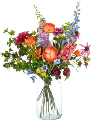 Produktbild von Emerald Künstlicher Blumenstrauß | Kaurus 90cm, für drinnen, Kunstblume, wie echt, Allergiker geeignet, pflanzliche Dekoration Praxis, Office & Wohnzimmer