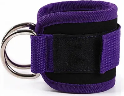 Produktbild von Beinschlaufe mit Klettverschluss, Hochwertige Fußmanschette für Oberschenkel & Gesäßtraining, Fitness & Kabelzuggerät
