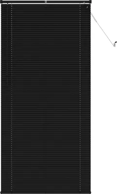 Produktbild von vidaXL Jalousie Schwarz 213 x 100 cm 25 mm PVC