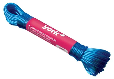 Obrázek produktu pro Vyztužená šňůra na věšení prádla s kovovým jádrem 20m