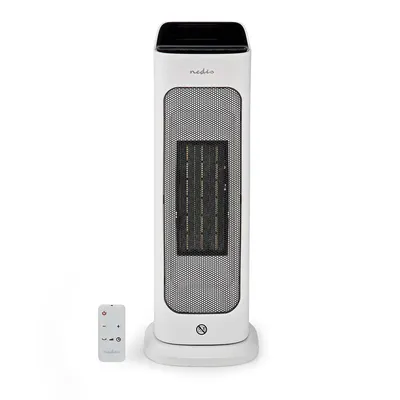 Produktbild von Nedis HTFA20WT - Elektrischer Raumheizlüfter - Keramik - 1,5 m - Indoor - Flur - Weiß