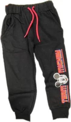 Produktbild von Mickey und seine Freunde Hosen mit bunter Mickey Aufschrift schwarz 98