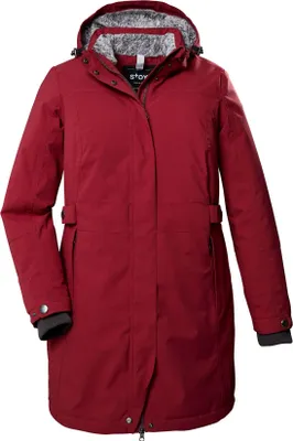 Produktbild von Stoy - Damen Funktionsparka mit abzippbarer Kapuze, STW 11 WMN PRK (39797), Größe:50, Farbe:Weinrot (00445)