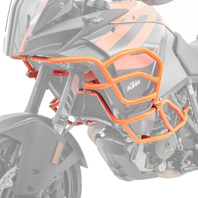 Produktbild von Sturzbügel für KTM 1050 Adventure 15-16 oben und unten XL21 orange