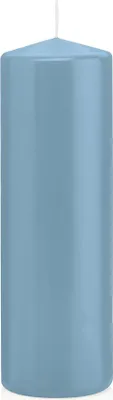 Produktbild von Wiedemann Stumpenkerzen Himmelblau Hellblau Ø 60 x 185 mm, 16 Stück, 61 Brenndauer