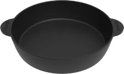 Produktbild von ROBARI Schmorpfanne Servierpfanne aus Gusseisen 30 cm
