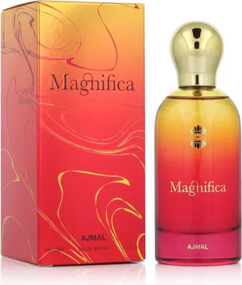 A product shot of a perfume bottle and its box.