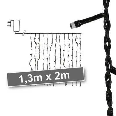Produktbild von Star Trading LED-Lichtervorhang "Serie LED", 120 LED, 1,3x2 m,
