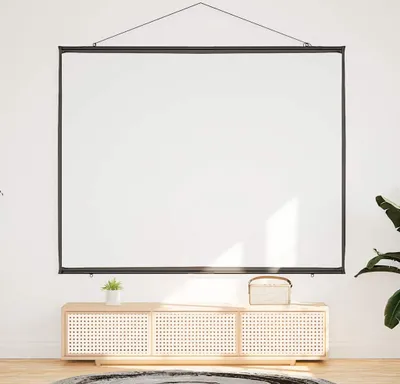 Produktbild von "SALE 2026"Beamer & Projektoren - Weiß Beamer Leinwand Wandhängend 90 Zoll 4:3 Stabli Möbel8747508