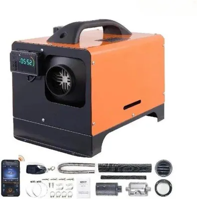 Immagine prodotto di Riscaldatore per auto a 12 V con telecomando - Riscaldamento autonomo professionale - Riscaldamento efficiente per auto