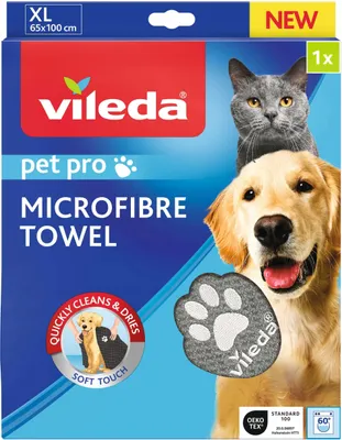Zdjęcie produktu dla Vileda Pet Pro Ręcznik z mikrofibry XL