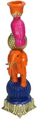Immagine prodotto di Portacandele - Elefante rosa ↑ 26 cm