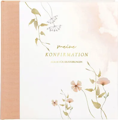 Produktbild von Bestätigung des Fotoalbums Goldbuch Blütenzauber rosé 25x25 cm 58 Seiten