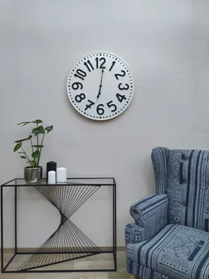Produktbild von Wand-Uhr Weiß Ø 74 cm