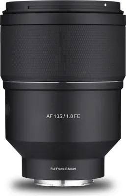 A studio shot of a camera lens.