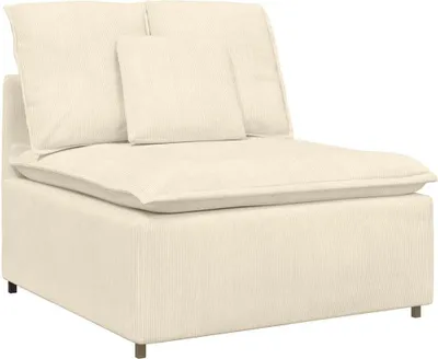 Produktbild von Modulares Sofa Mittelmodul mit Kissen Creme 100 cm