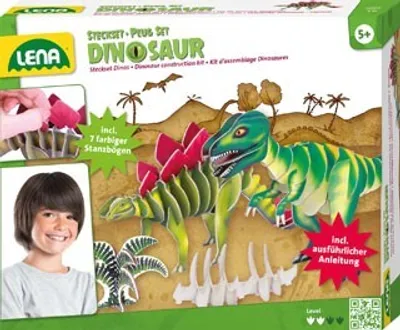 Produktbild von Lena Sticking set Dinosaur, Stapelblöcke, 5 Jahr(e), Putz, 2 Stück(e)