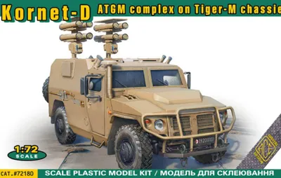 Produktbild von ACE ACE72180 - 1/72 Kornet-D ATGM complex on Tiger-M chassie - Neu