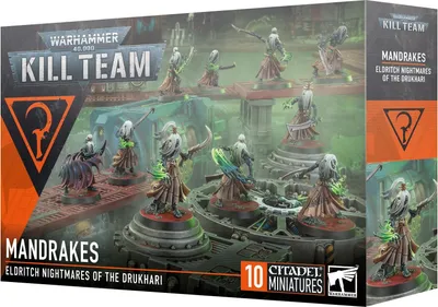 Produktbild von Warhammer 40.000 Kill Team Mandrakes Eldritch Nightmares of the Drukhari