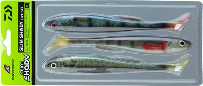 Image de DAIWA Prorex Real Slim Shady Live Set, assortiment de poissons caoutchouc, 16cm, 15100-915