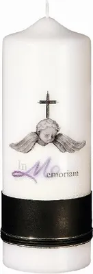 Produktbild von Gedenkkerze, Trauerkerze In Memoriam 20 x 7 cm