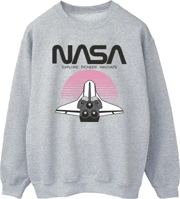 Produktbild von NASA - Sweatshirt für Herren BI48180 (S) (Grau)