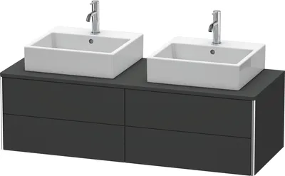 Produktbild von DURAVIT XS4916B8080 WT-Unterbau XSquare,4 Schubk.,wandh.