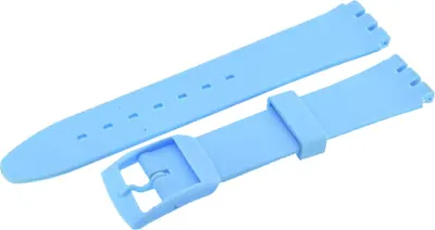 Produktbild von Uhrenarmband Hirsch 20mm 63049582-20 hellblau Tim Silikon NEU
