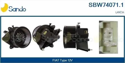 Produktbild von SANDO SBW74071.1 Gebläsemotor Innenraumgebläse für LANCIA YPSILON (843)