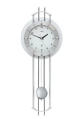 Produktbild von AMS Funk-Pendeluhr, Funkpendelwerk, 24x68x7cm, 5248