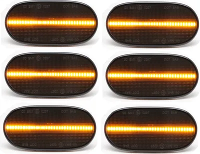 Obrázek produktu pro 6x LED boční obrysová světla černá pro Mercedes Sprinter W906