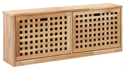 Produktbild von Schuhbank – Schuhschrank – Schuhregal – Aufbewahrungsbank – Halbmöbel – Massives Walnussholz
