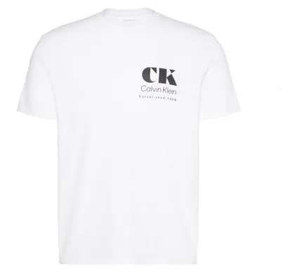 Immagine prodotto di T-shirt  Del Marchio Calvin Klein Del Modello Lv04rg802g Eu Ck Resort Graphic Tee Bianco