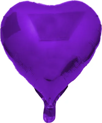 Produktbild von Folienballon Herz, violett, ca. 45 cm