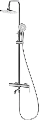 Produktbild von Avapax | Duschsystem Trixan - Silber - Edelstahl - Drei Funktionen - Einhebelmischer