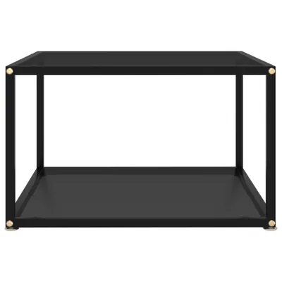 Produktbild von vidaXL Couchtisch Schwarz 60x60x35 cm Hartglas