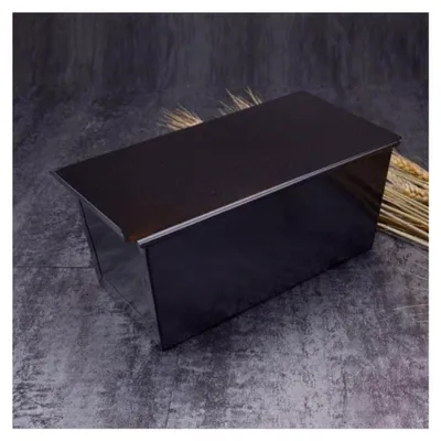 Produktbild von Brotbackform mit Deckel 22 x 12 x 10 cm Antihaft Kastenform für Brot und Toastbrot