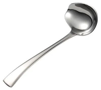 Saucenlöffel aus Edelstahl mit Ausgießer, 18 cm