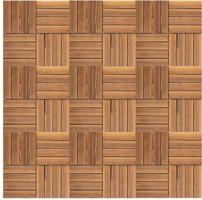 Produktbild von 36 Holzfliesen für Balkon und Terrasse 30×30×2 cm
