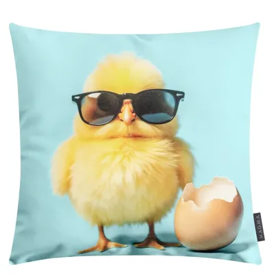 Produktbild von MAGMA Heimtex - Kissen - EASTER PARTY - Tweety - 45 x 45 cm