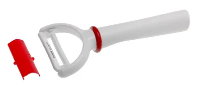 Zdjęcie produktu dla Tefal K15320, Owoce i warzywa, Obierka w kształcie litery Y, Ceramika, Czerwony, Biały