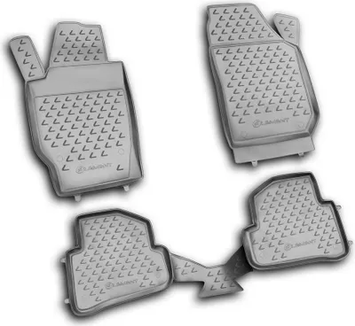 Produktbild von ELEMENT Gummi-Fussmatten 3D kompatible mit SKODA Fabia, 2007-2014, 4 tlg.
