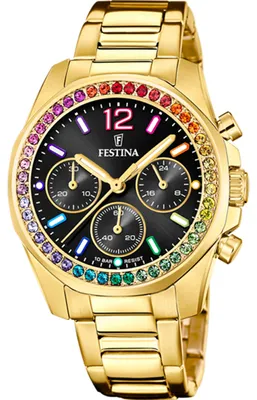 Immagine prodotto di Festina orologio da donna casual in acciaio inox da polso oro UF20609/3