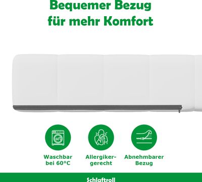 Rollmatratze aus Kaltschaum 100 x 200 | Praktisch & Komfortabel