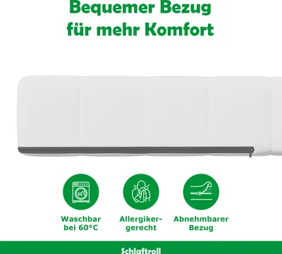 Produktbild von Kaltschaum Rollmatratze 90 x 200 | Komfort für Kinder