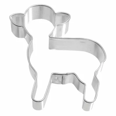 Produktbild von Birkmann Ausstechform Lamm, Ausstecher, Plätzchenform, Keks, Plätzchen, Edelstahl, 6.5 cm, 191228