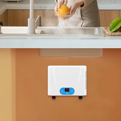 Immagine prodotto di Scaldabagno elettrico da 5,5 kW, 220V, con rivestimento in ABS, adatto per cucina e bagno