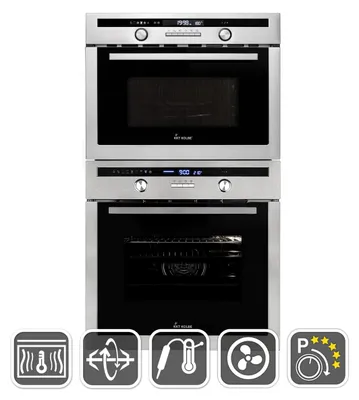 Image de Cuisinière: 60cm Four encastrable EB8013ED + EBM4502ED Rôtisserie